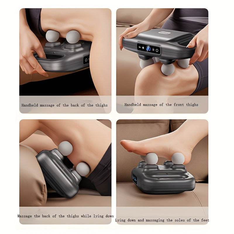 Deep Tissue Muscle Massager Gun - Handheld High-Torque Percussion Fascia Gun for Full Body, USB Rechargeable, Adjustable Speed Settings, Ideal for Neck, Back, Legs, and Feet, Massagers for Muscles, Best for Christmas - FitGritStore