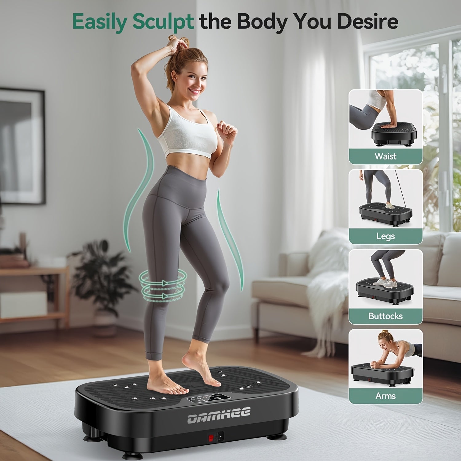 Whole Body Vibration Plate Exercise Machine | Fitness, Toning & Wellness