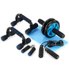 Healthy Abdominal Wheel 5-Piece Set | Multi-Functional Home Fitness Equipment | Push-Up Stand & Core Trainer