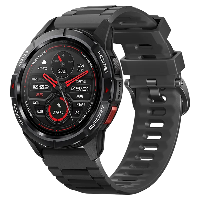 Mibro GS Active Smartwatch | GPS, 1000 Nits AMOLED | 5ATM Waterproof, 150+ Sports Modes | Smart Watch for Android & iOS