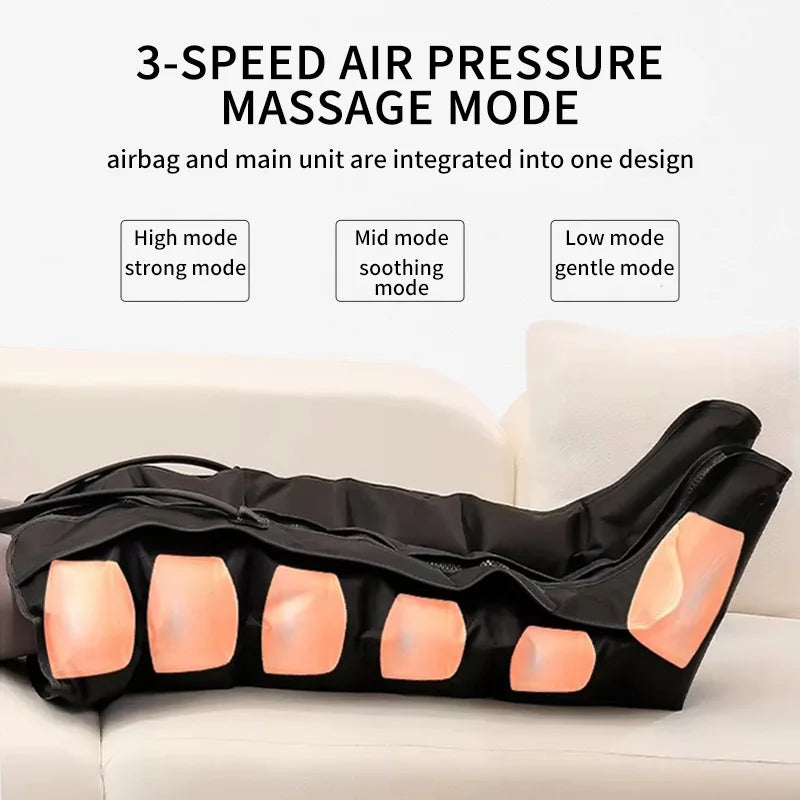 High-Quality Air Wave Pressure Massager | Electric Leg & Arm Relaxation | Improves Circulation & Muscle Recovery