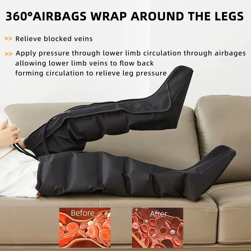 High-Quality Air Wave Pressure Massager | Electric Leg & Arm Relaxation | Improves Circulation & Muscle Recovery