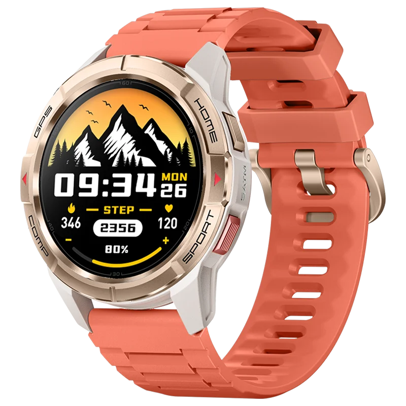 Mibro GS Active Smartwatch | GPS, 1000 Nits AMOLED | 5ATM Waterproof, 150+ Sports Modes | Smart Watch for Android & iOS