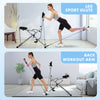 Flybird Duo Motion - Adjustable Resistance Multi-Functional Row & Squat Assist Trainer - Foldable Iron Grey Gym Accessories, Easy Setup, Battery-Free, Ideal Christmas Gift for Women, Strength Training Gear