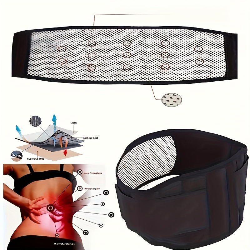 One-piece waist warm, adjustable waist back support belt, waist exercise support belt, body care belt