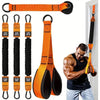 A Set of 5pcs of Heavy-Duty Latex Resistance Training Equipment, Adjustable Resistance, with a Weight Capacity of 225 Pounds, Including 1 Handle, 1 Door Anchor, And 3 Latex Resistance Bands, Suitable for Tricep Pushdowns, Fac - FitGritStore